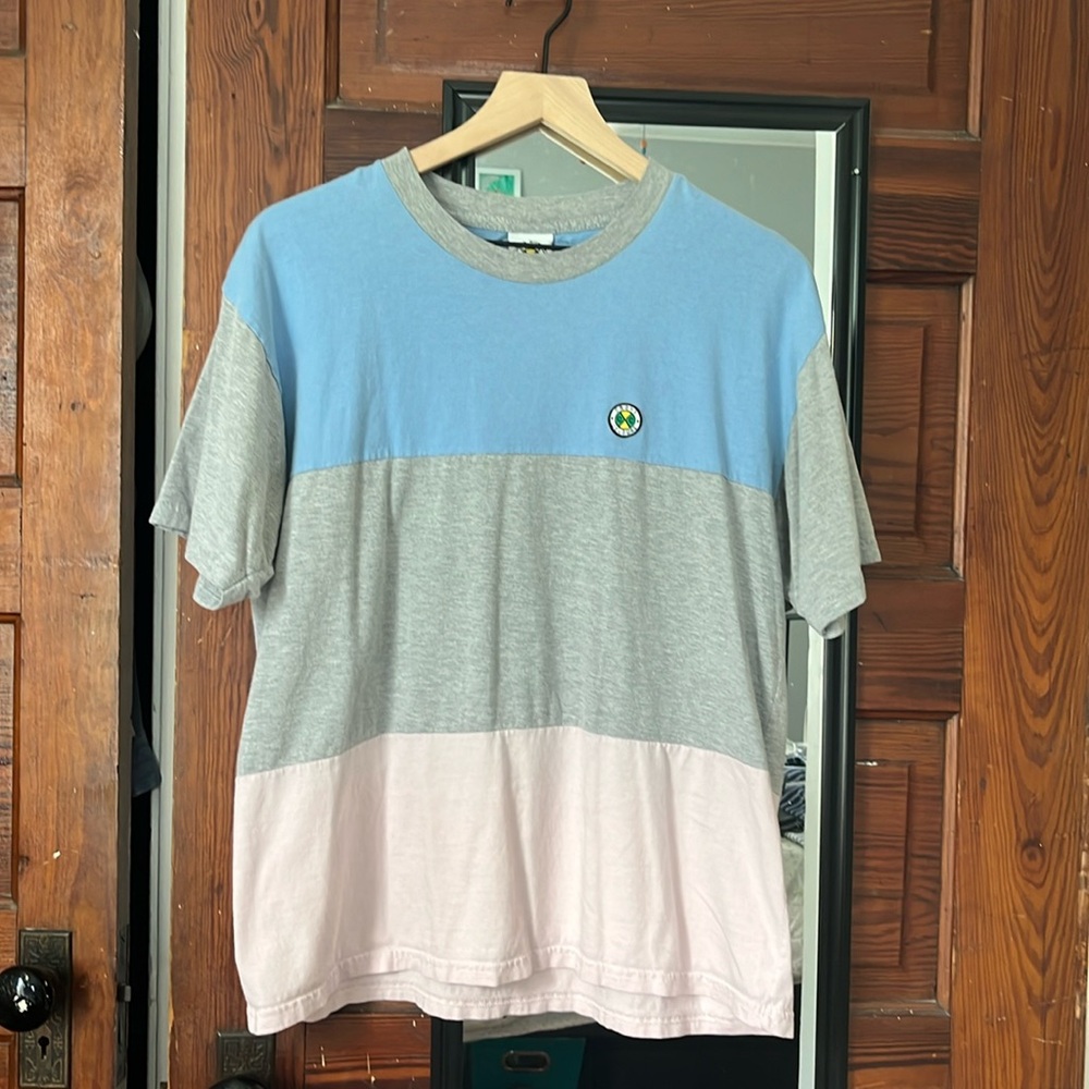 Vintage Cross Colours Colorblock Shirt size L